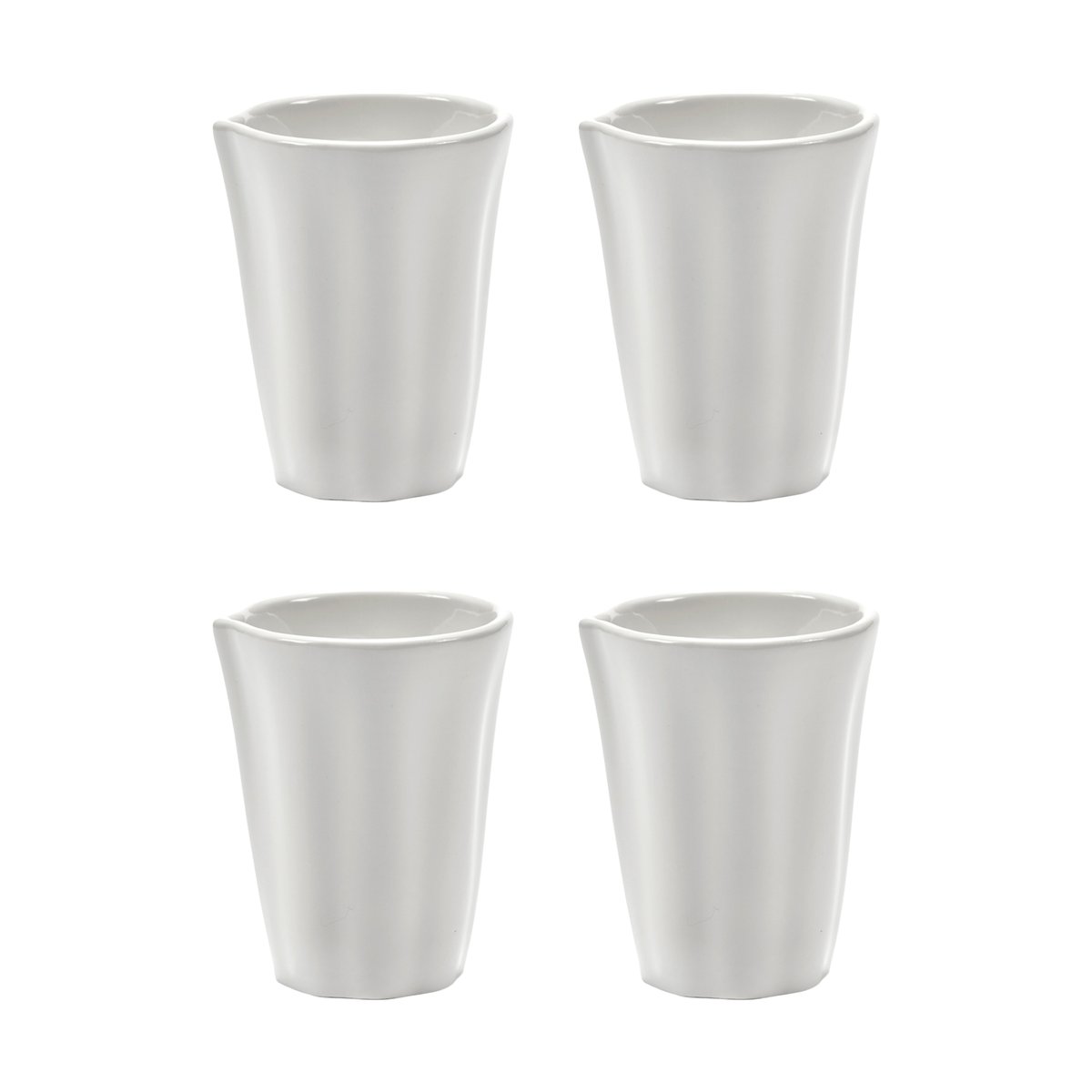 Serax Silhouette melkekaraffel 7 cl 4-pakn. White