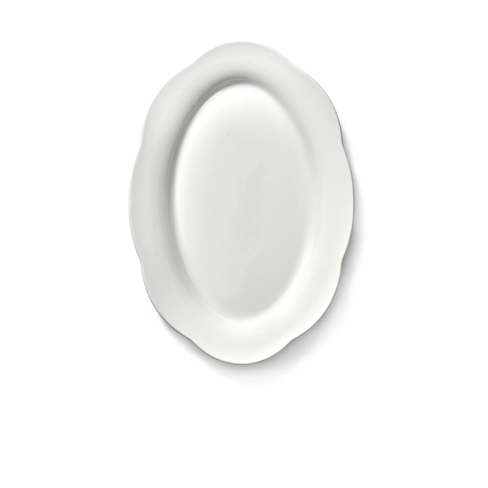 Silhouette oval dyp tallerken L 21x30 cm 2-pakn., White Serax