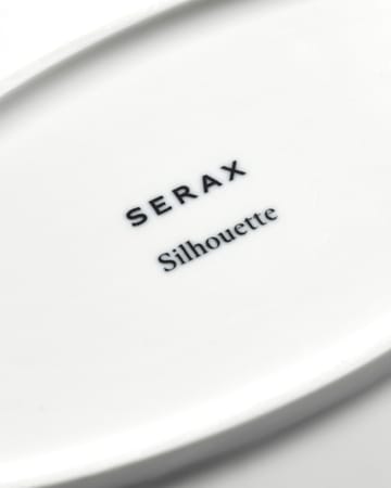 Silhouette oval dyp tallerken L 21x30 cm - White - Serax
