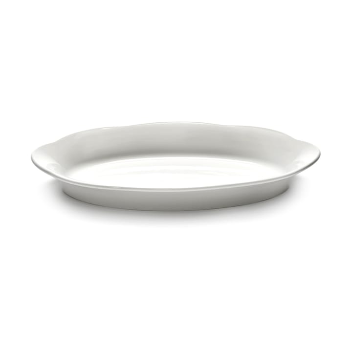 Silhouette oval dyp tallerken M 15x24,5 cm - White - Serax