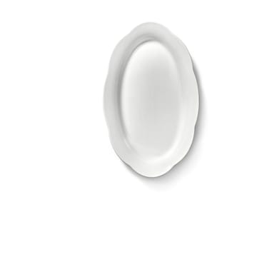 Silhouette oval dyp tallerken M 15x24,5 cm - White - Serax