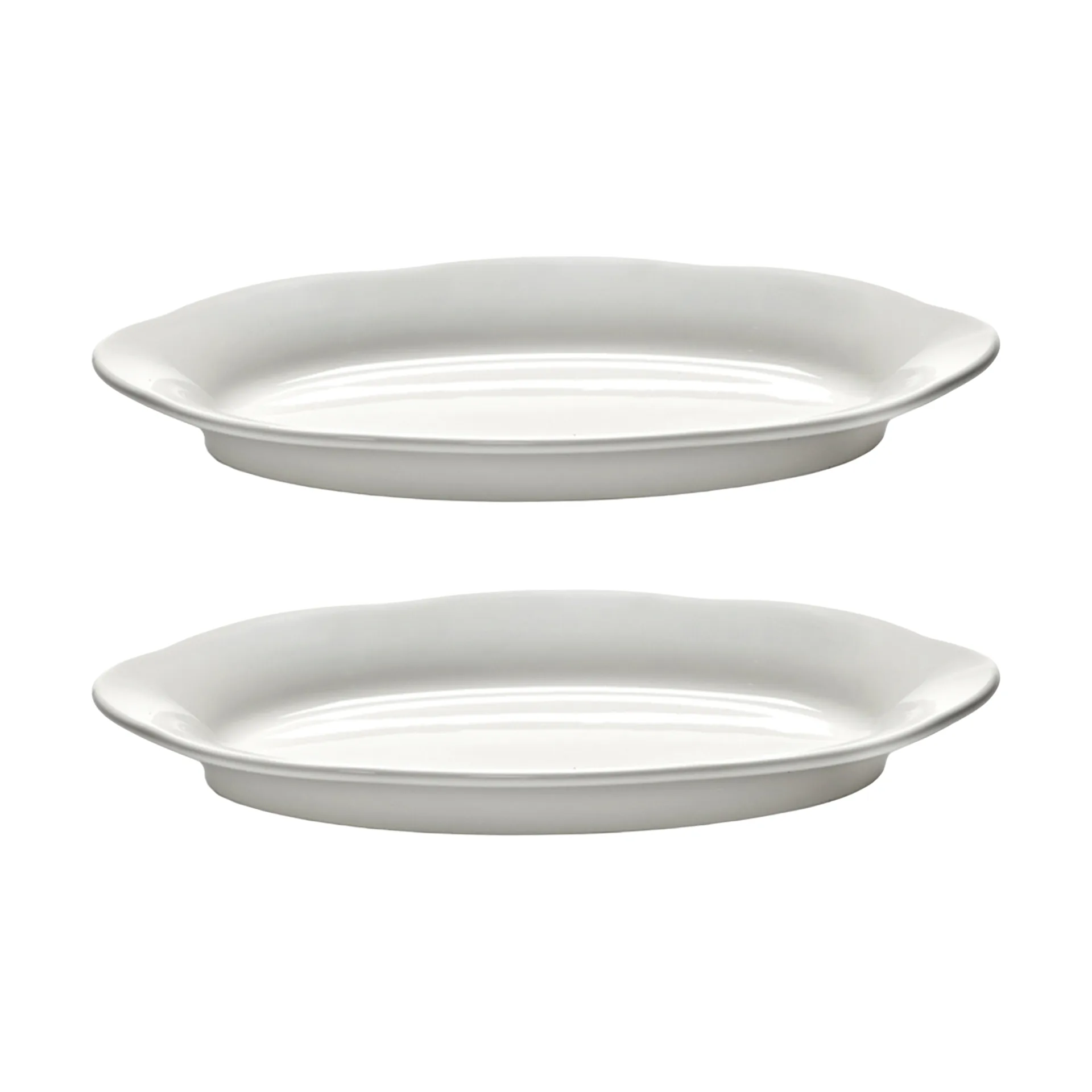 Silhouette oval dyp tallerken S 10x18,5 cm 2-pakn., White Serax