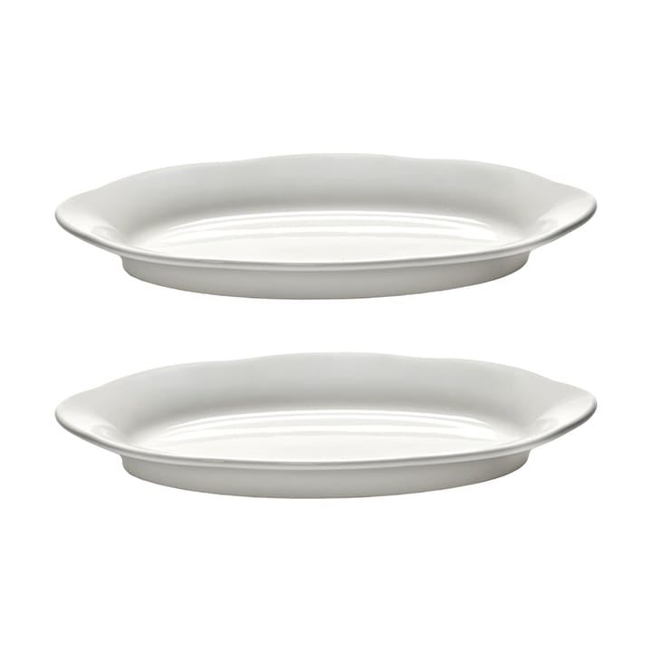 Silhouette oval dyp tallerken S 10x18,5 cm 2-pakn. - White - Serax