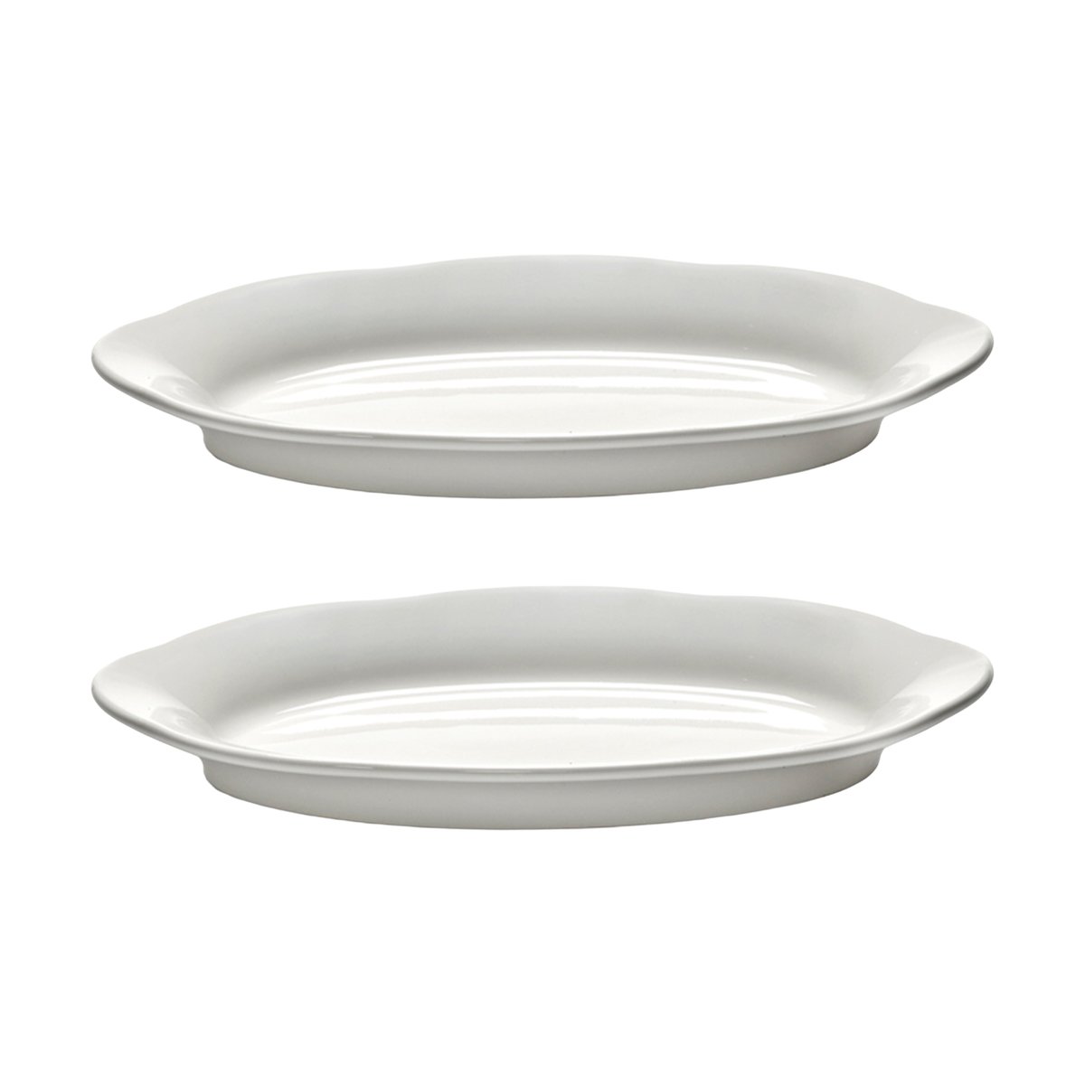 Serax Silhouette oval dyp tallerken S 10x18,5 cm 2-pakn. White