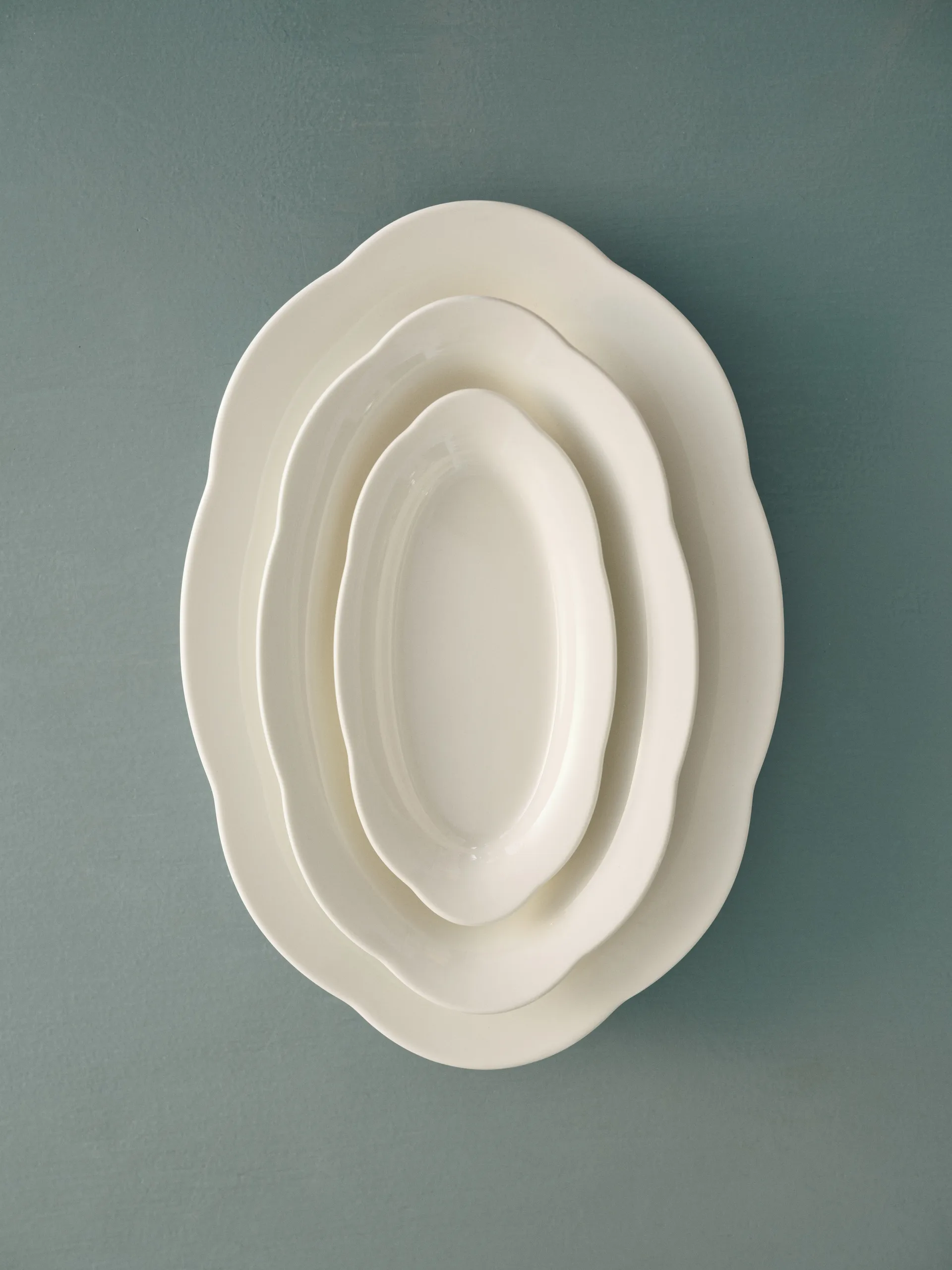 Silhouette oval dyp tallerken S 10x18,5 cm 2-pakn., White Serax