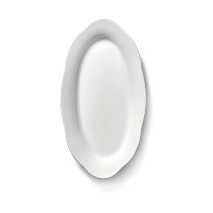 Silhouette oval dyp tallerken S 10x18,5 cm, White Serax