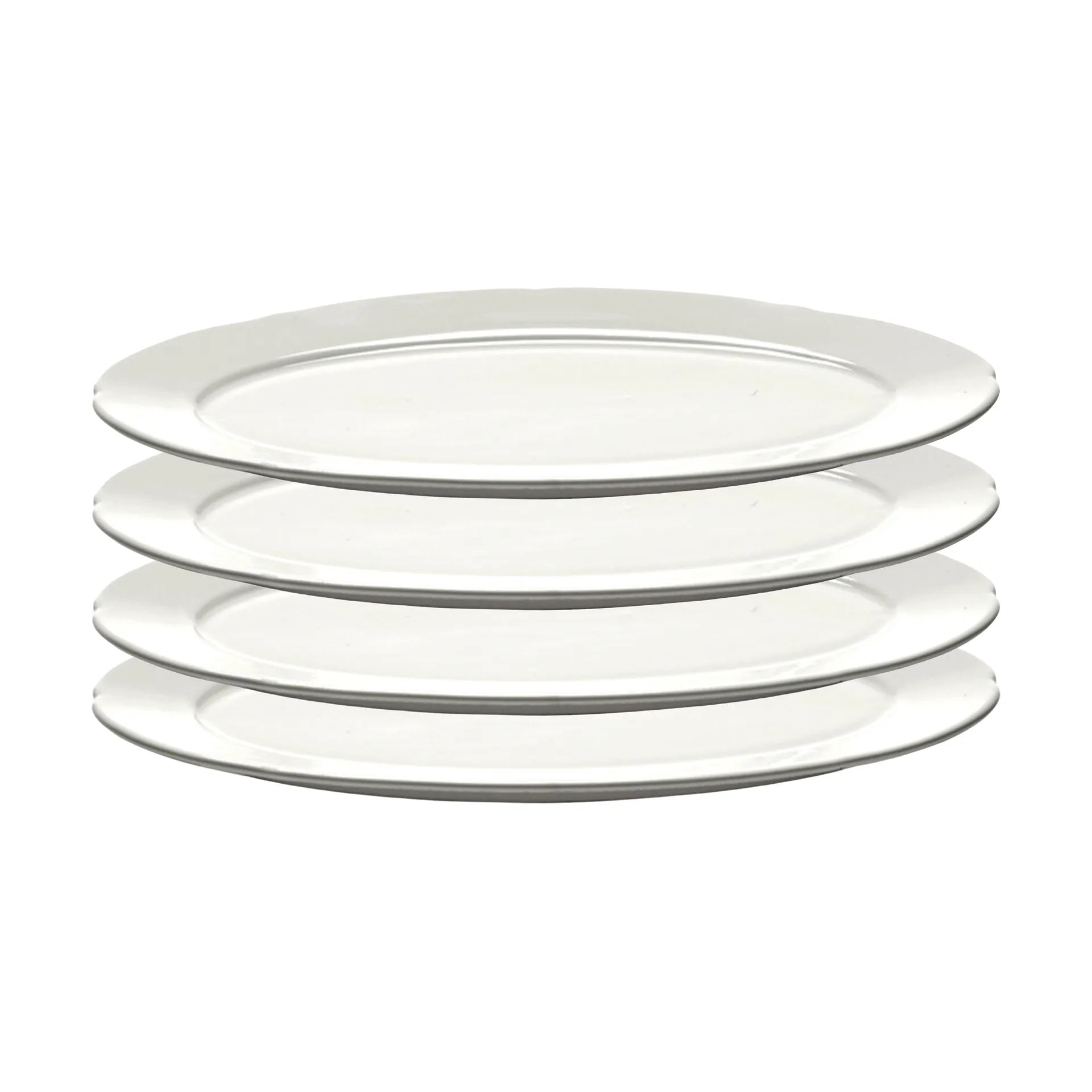 Silhouette oval tallerken S 10x18,5 cm 4-pakn., White Serax