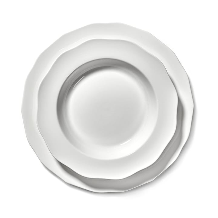 Silhouette pasta tallerken Ø22 cm 4-pakn., White Serax