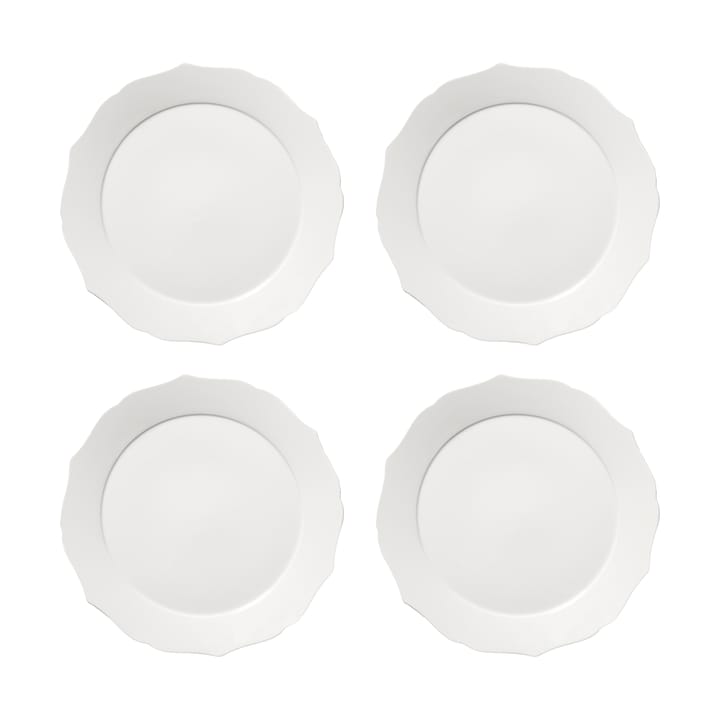 Silhouette tallerken L Ø26 cm 4-pakn. - White - Serax