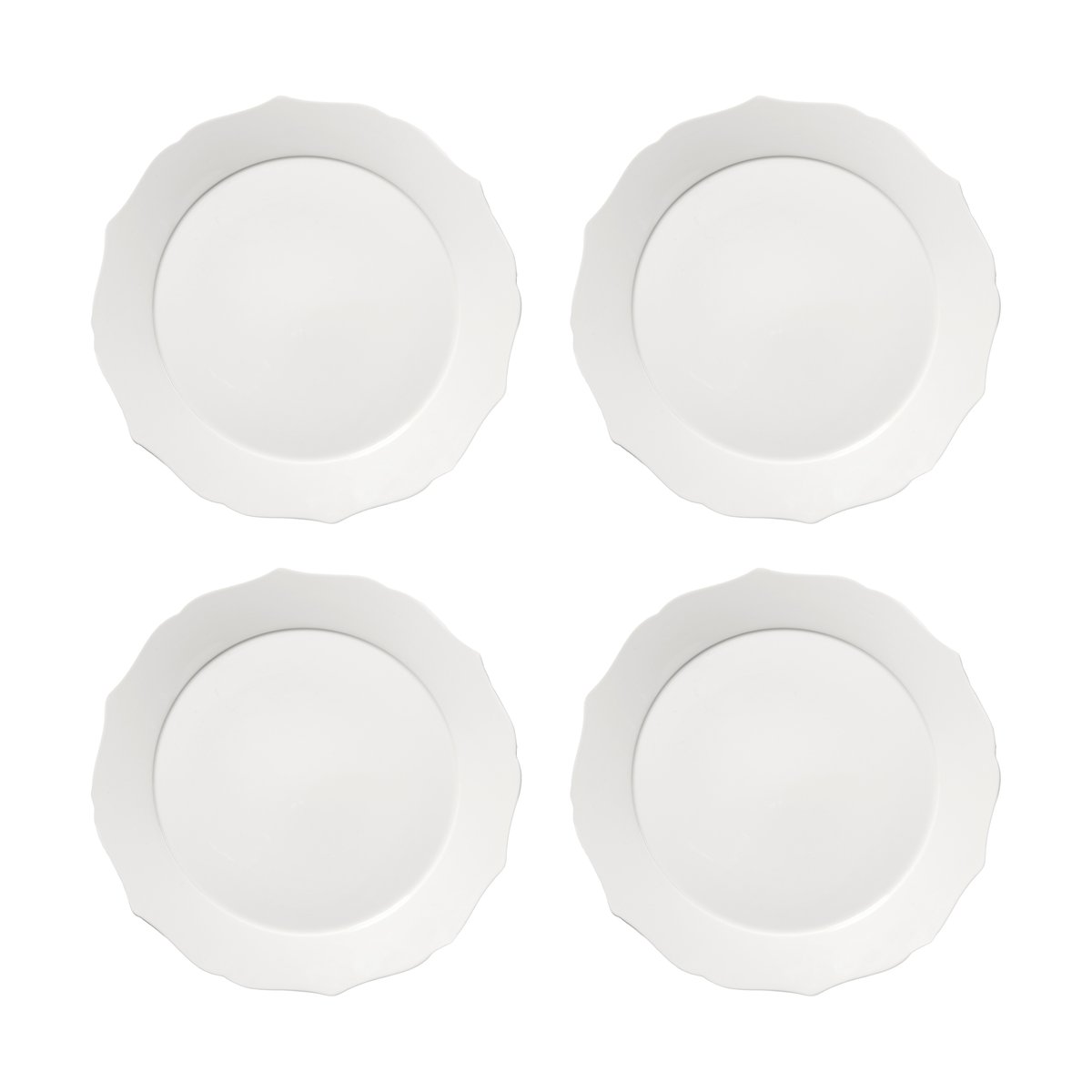 Serax Silhouette tallerken L Ø26 cm 4-pakn. White