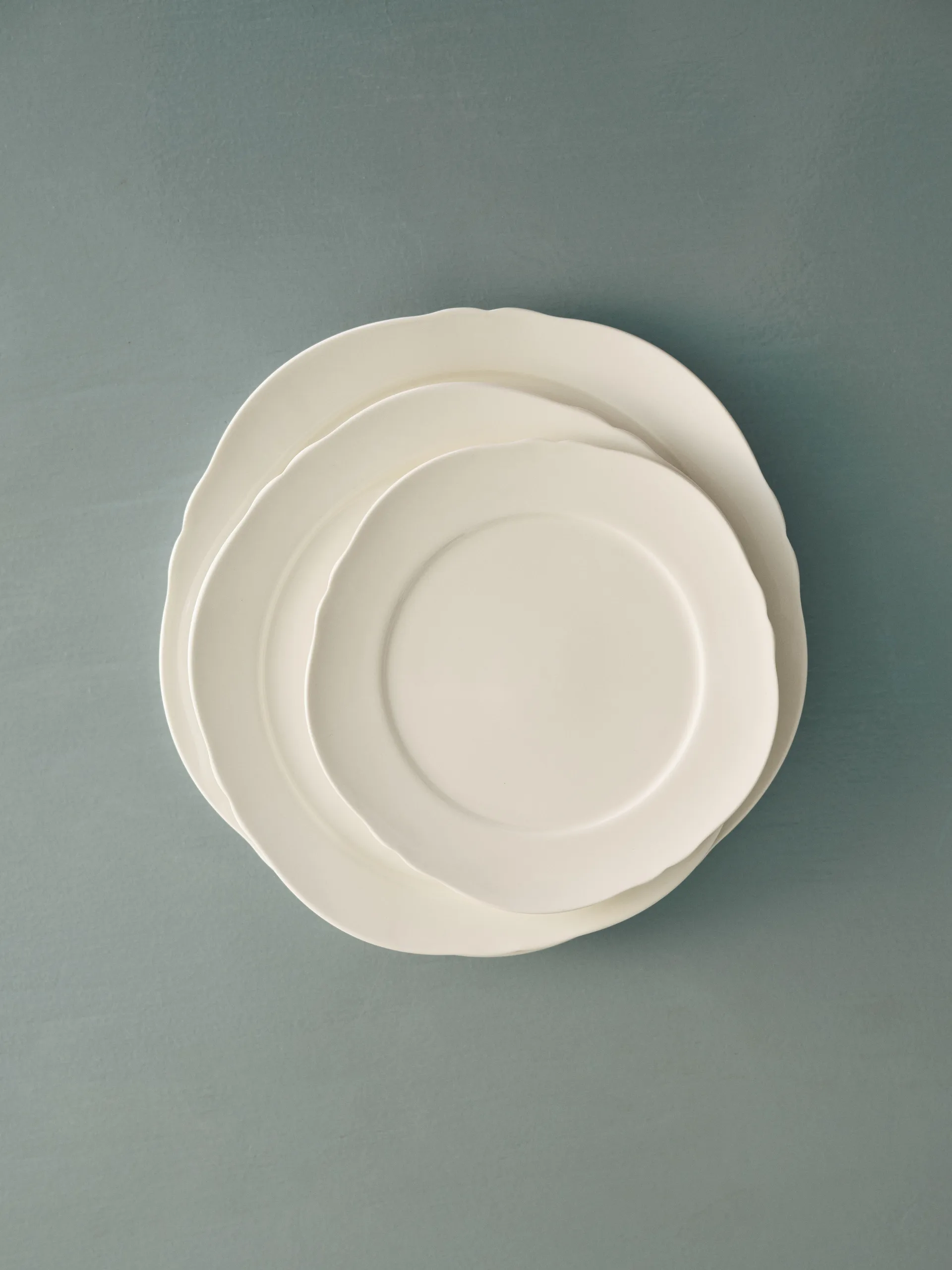 Silhouette tallerken M Ø23,5 cm 4-pakn., White Serax