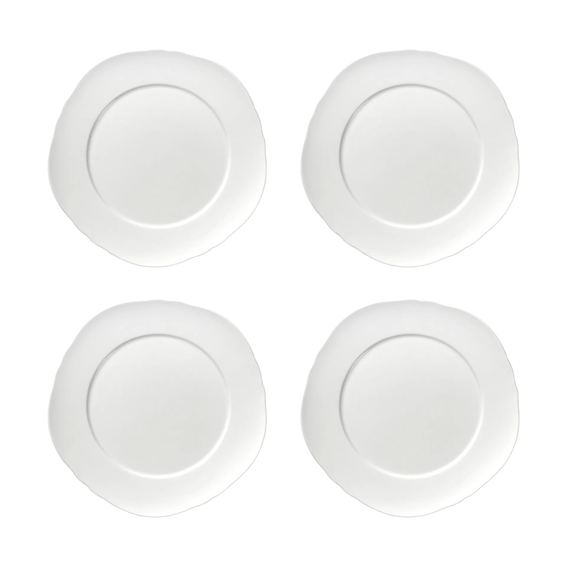 Silhouette tallerken XS Ø17 cm 4-pakn., White Serax
