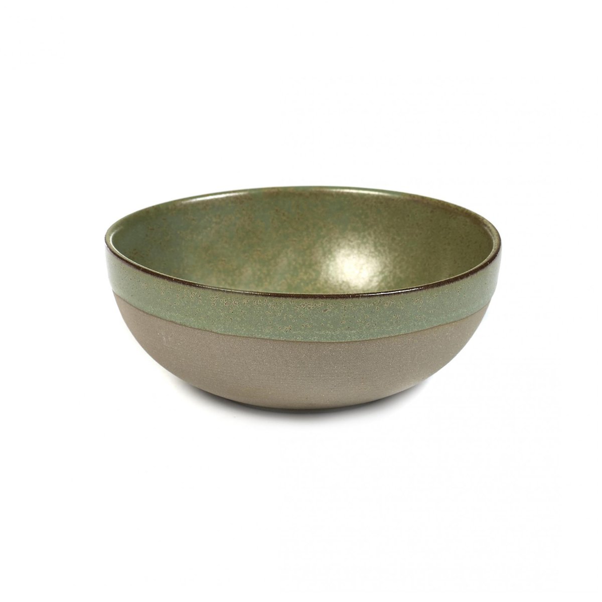 Serax Surface frokostskål 13 cm Grey-camogreen