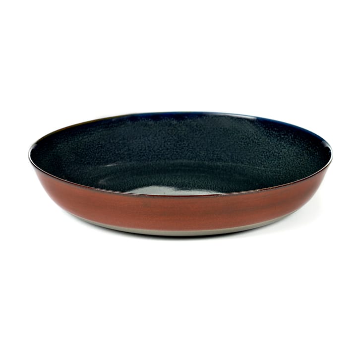 Terres de Rêves tallerken 21 cm, Dark blue-rust Serax