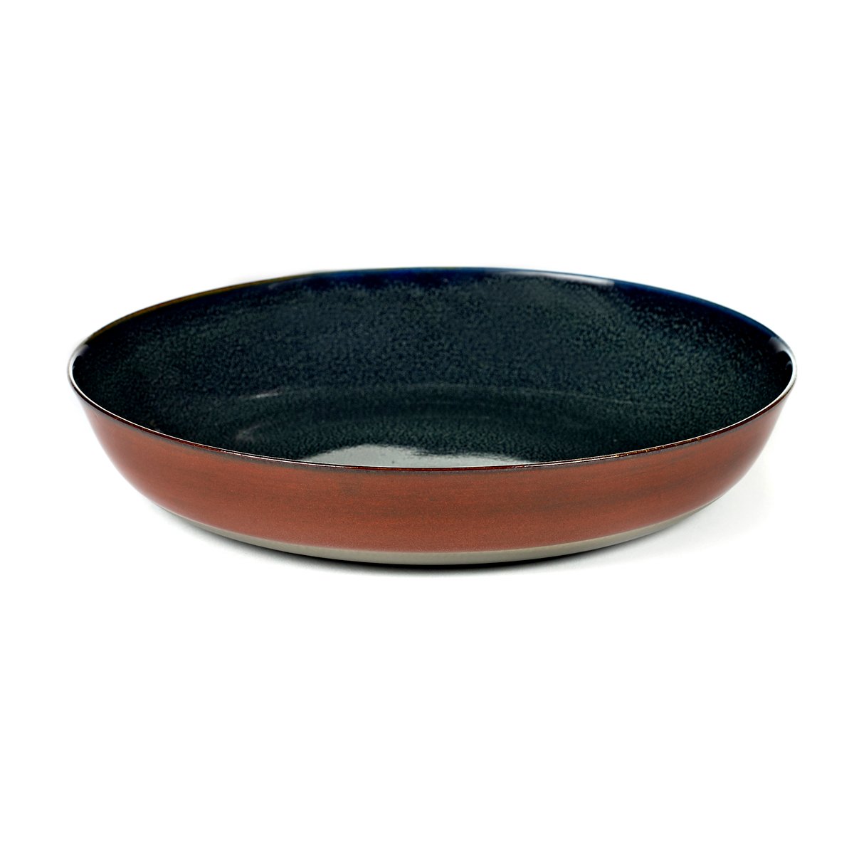 Serax Terres de Rêves tallerken 21 cm Dark blue-rust