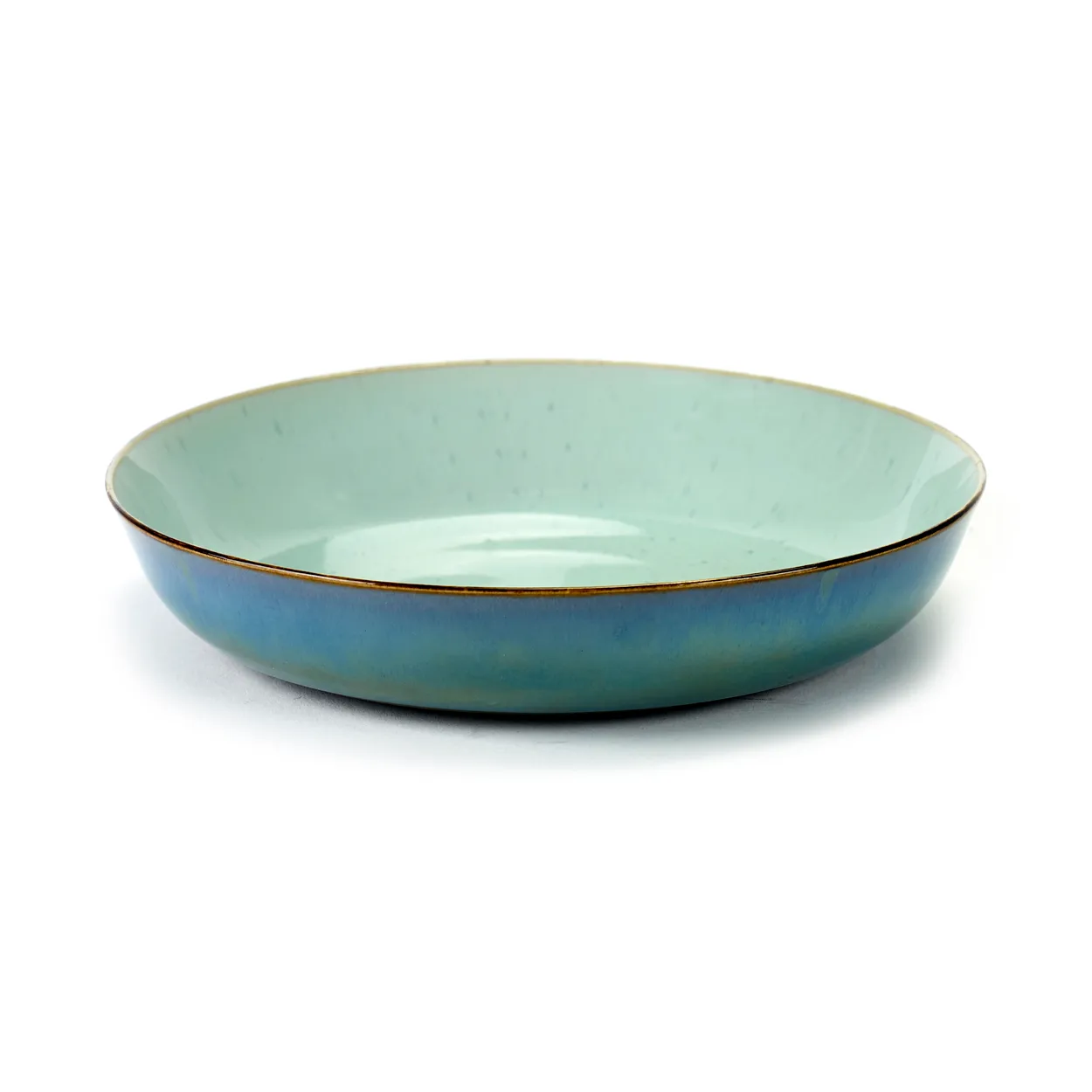 Serax Terres de Rêves tallerken 21 cm Light blue-smokey blue