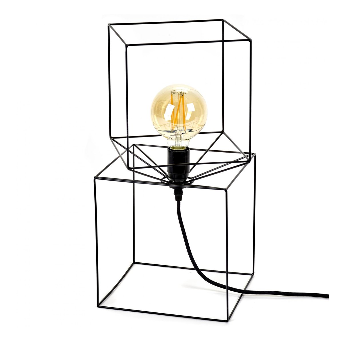 Serax Trompe l'oeil bordlampe Svart