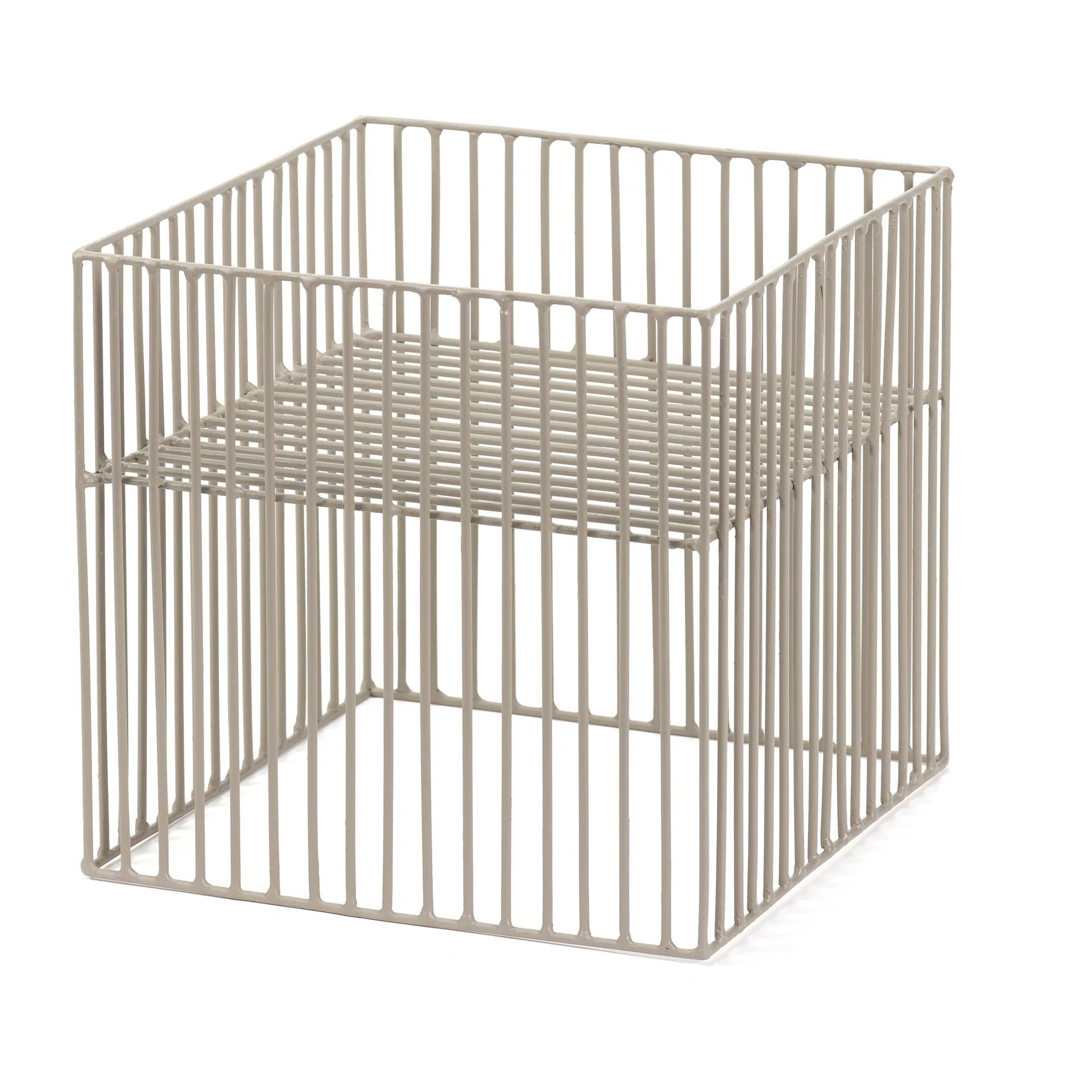 Turn kurv firkantet 22x22 cm, Grey Serax