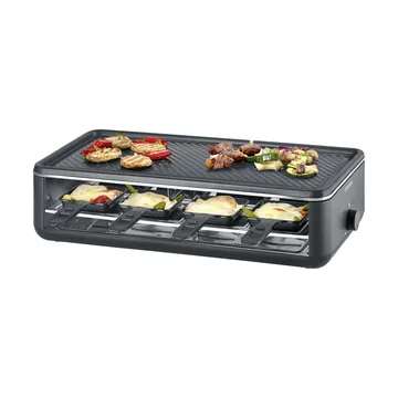 Black Line Raclette grillplate RG 2365 - 16-deler - Severin