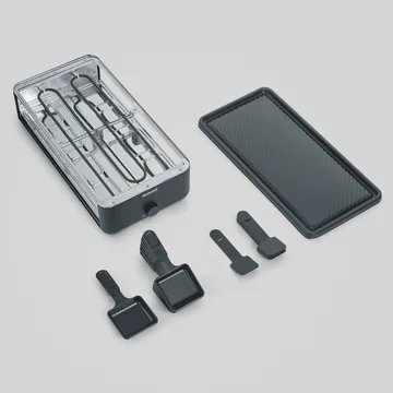 Black Line Raclette grillplate RG 2365 - 16-deler - Severin