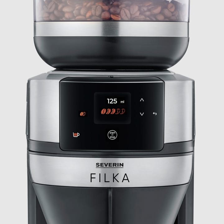 FILKA helautomatisk filterkaffetrakter, KA 4853 termokanne Severin
