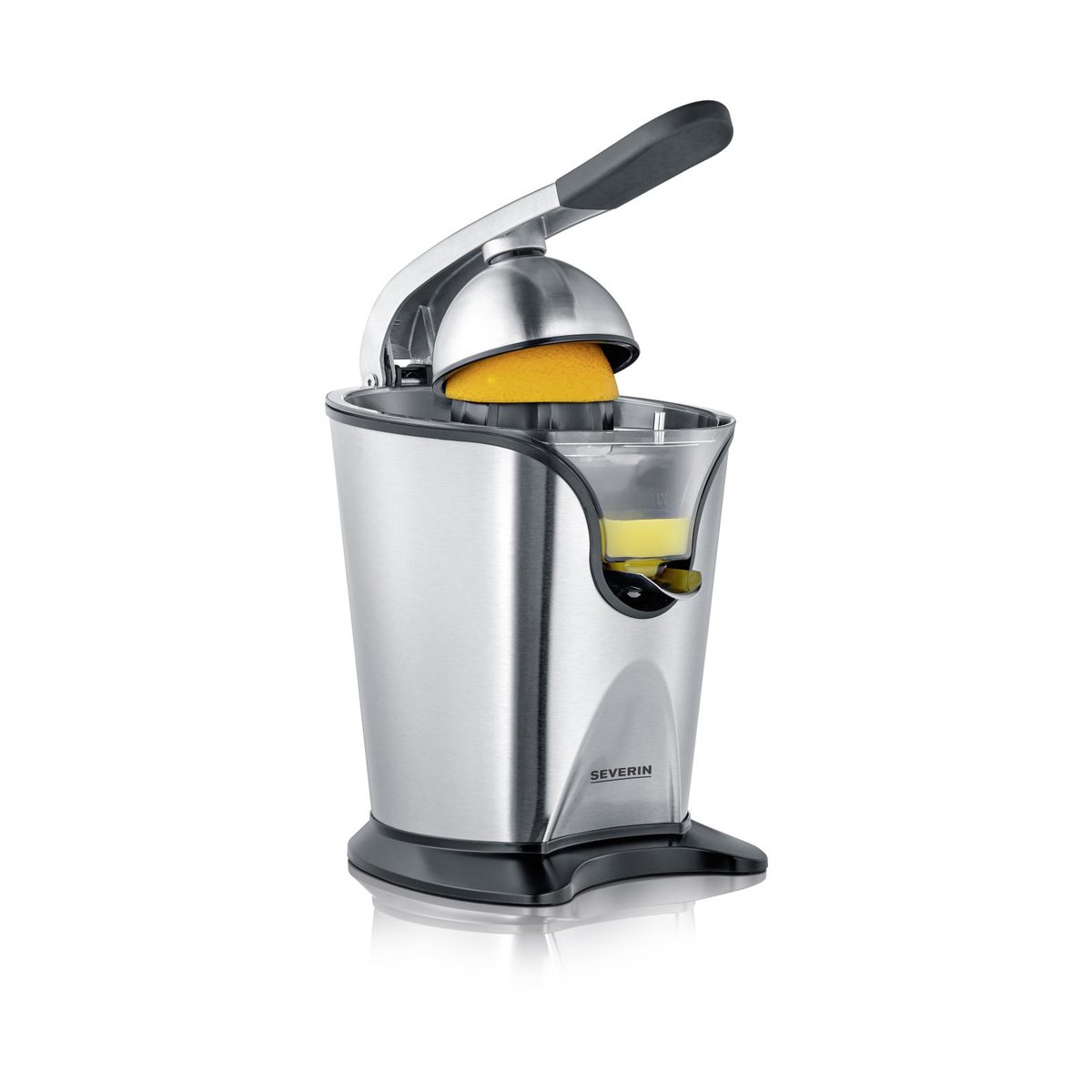 Bilde av Severin CP 3544 - Sitruspresse - 400 ml - 160 W - børstet rustfritt stål / svart