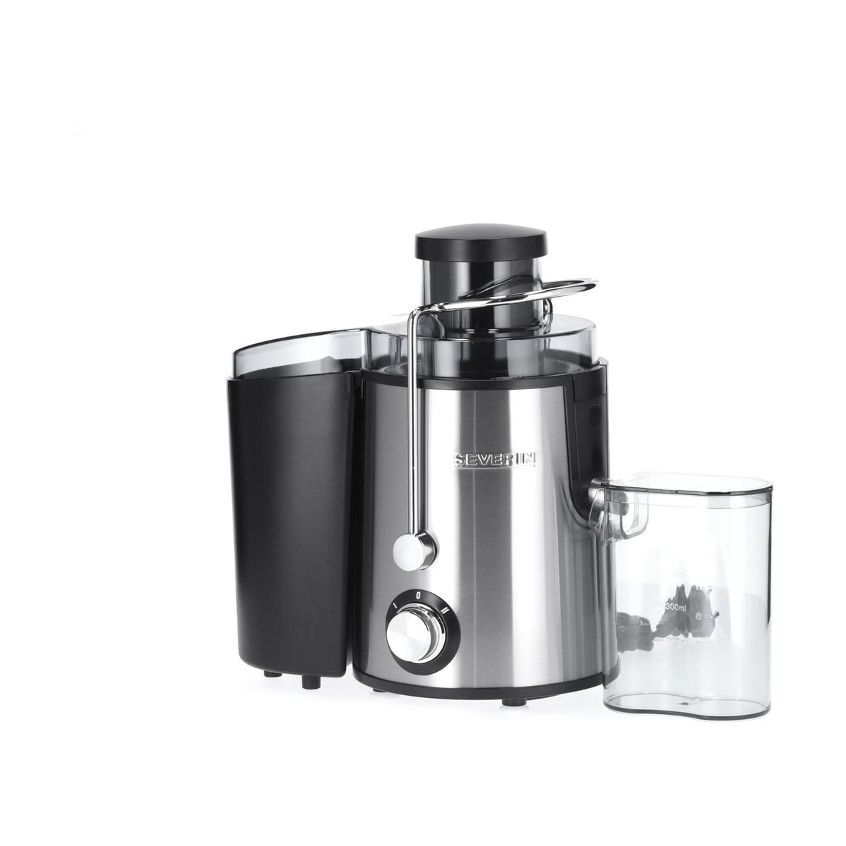 SEVERIN ES 3566 - juice extractor - stainless steel/black