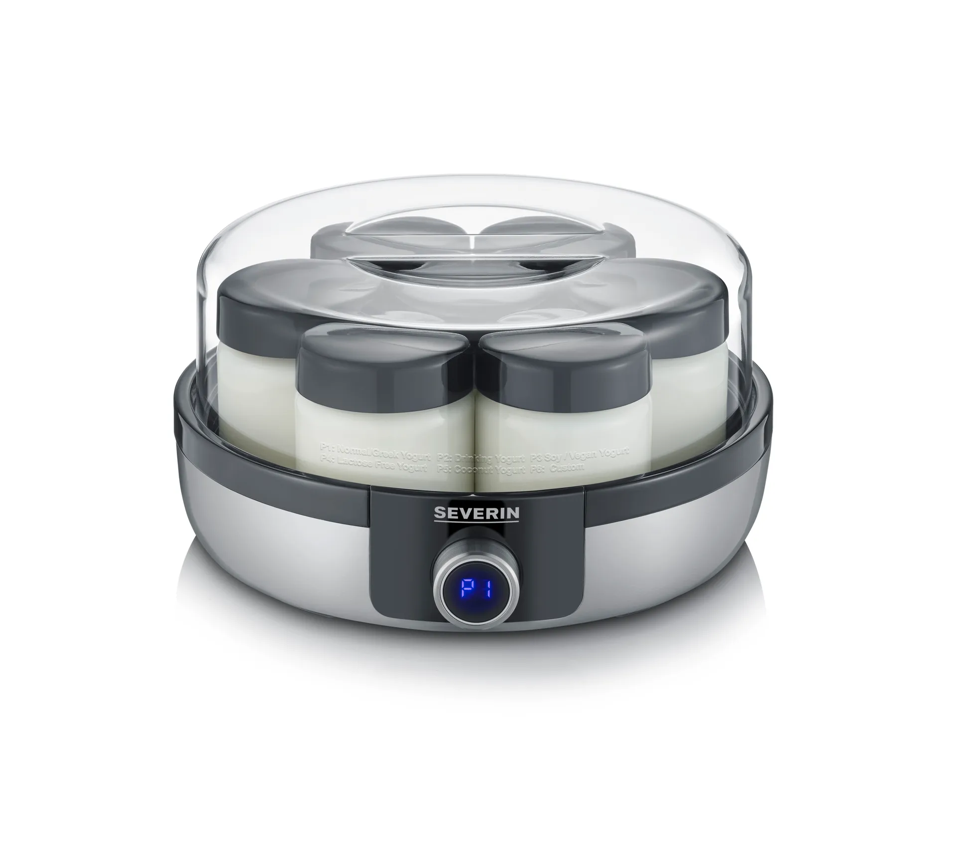 Severin JG 3521 yoghurt maker deluxe, Rustfritt stål Severin