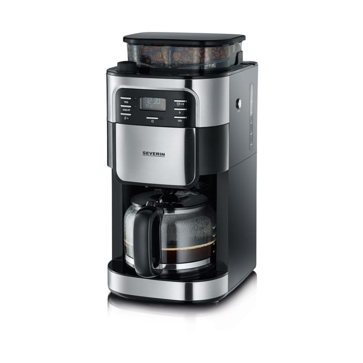 Severin KA 4810 kaffetrakter med kvern 10 kopper, Svart Severin