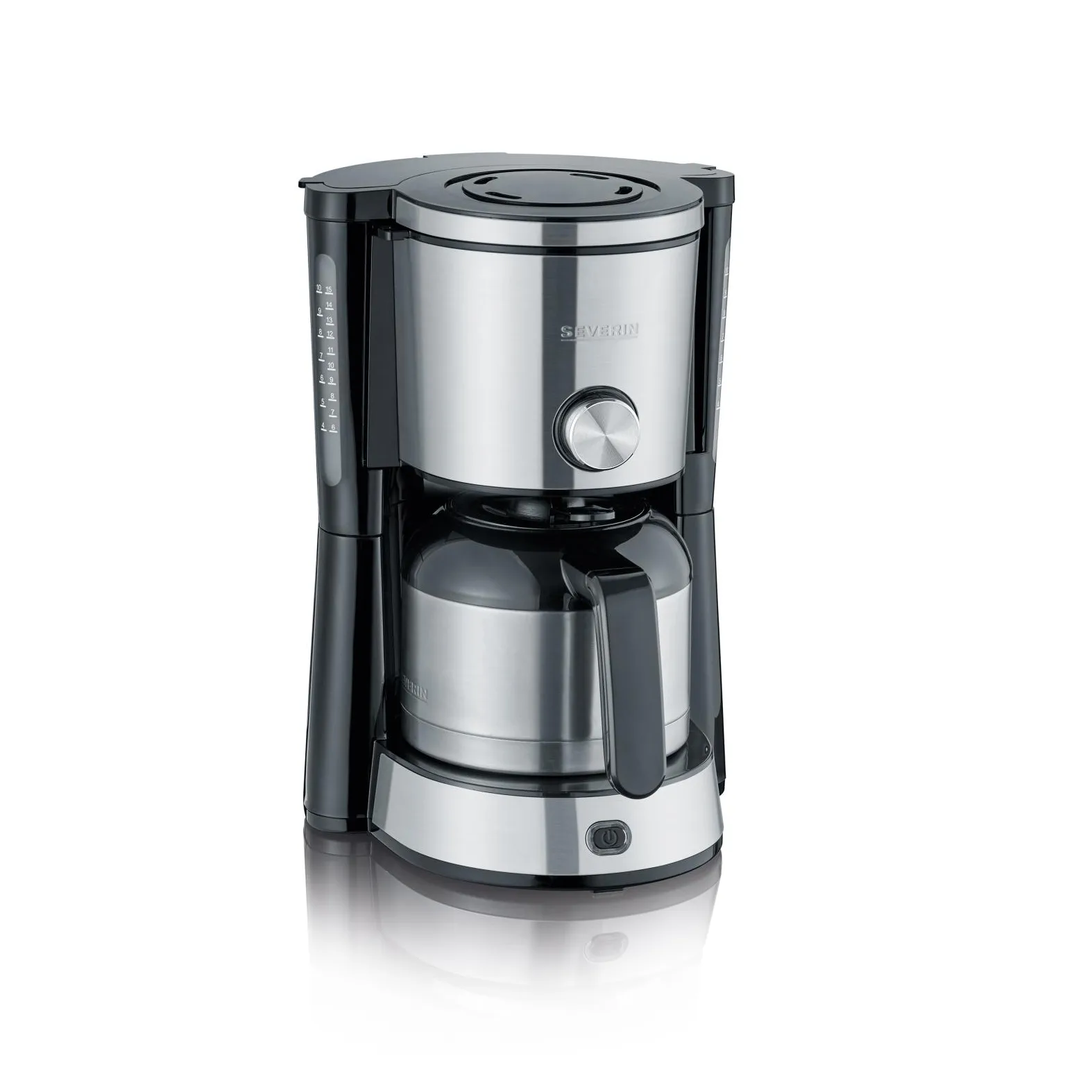 Severin KA 4845 Aroma Select termokanne 8 kopper, Svart Severin
