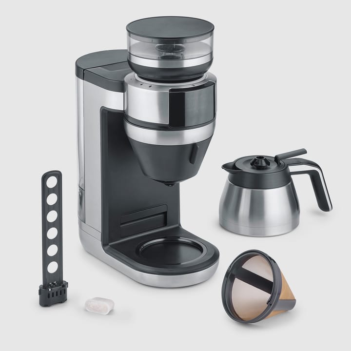 Severin KA 4851 FILKA helautomatisk kaffetrakter, Børstet stål-svart Severin