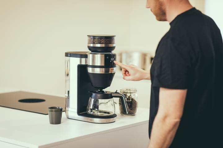 Severin KA 4851 FILKA helautomatisk kaffetrakter, Børstet stål-svart Severin