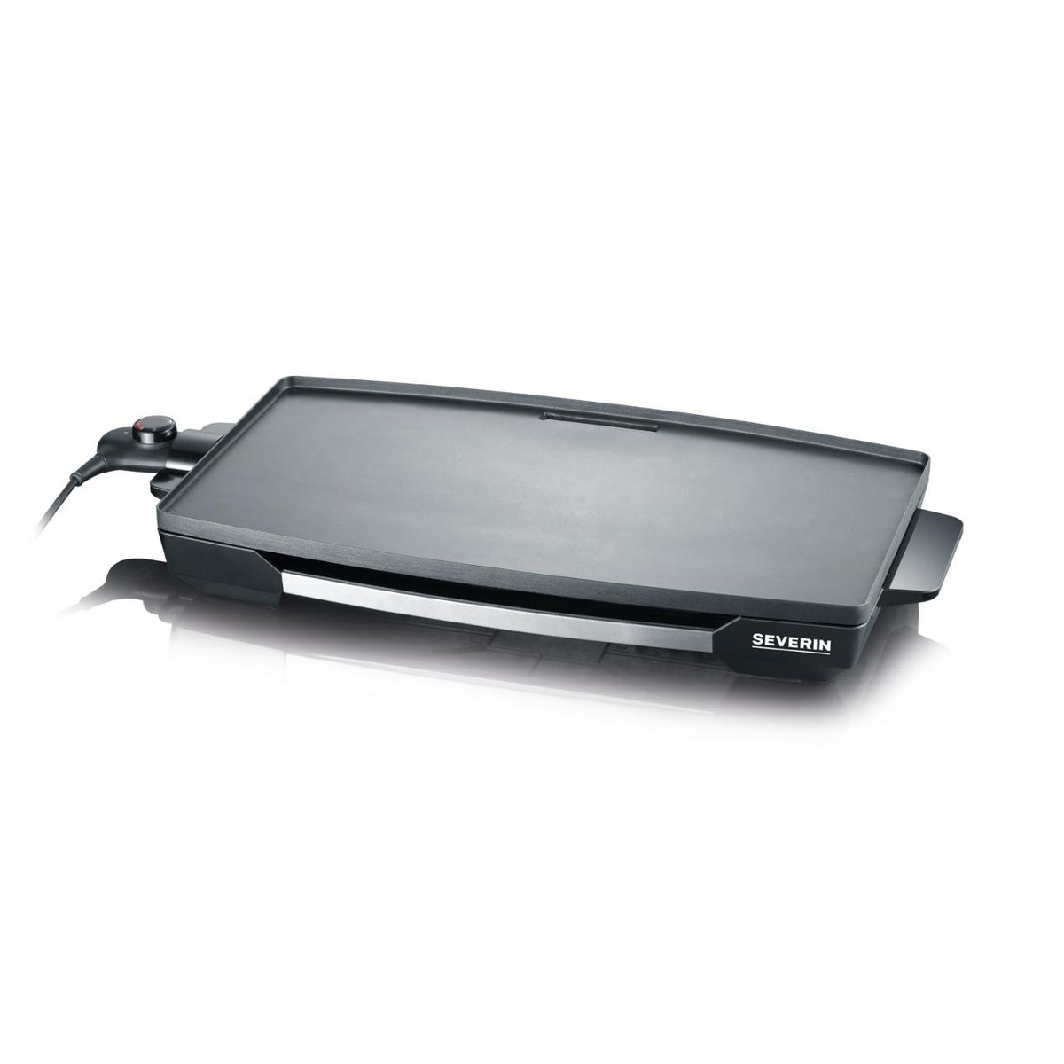 Bilde av Severin KG 2397 - Grill - elektrisk - 2052 kvadratcentimeter - svart / børstet rustfritt stål