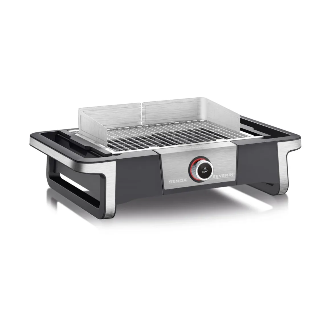 Severin PG 8114 Senoa DigitalBoost elektrisk grill, Svart Severin