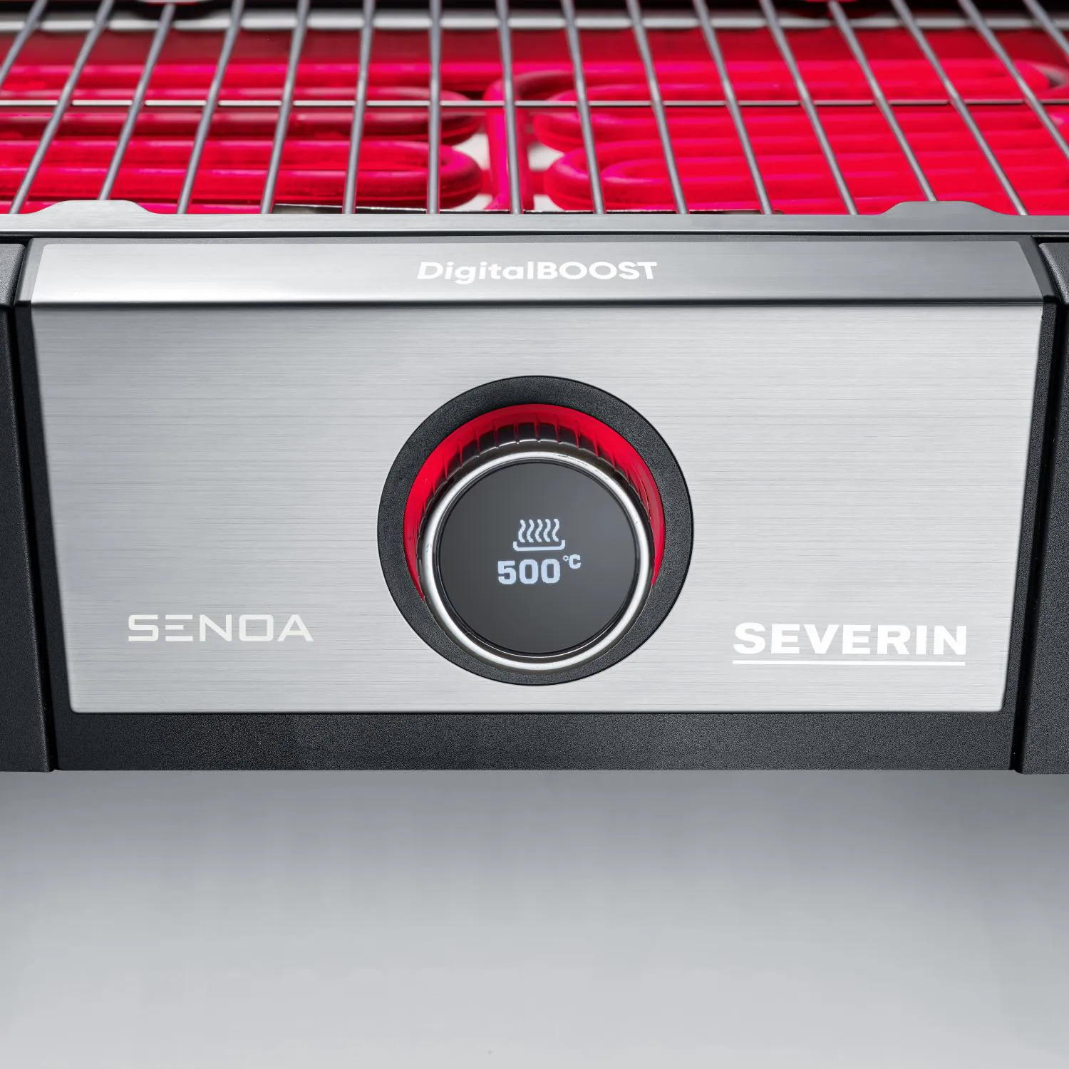 Severin PG 8114 Senoa DigitalBoost elektrisk grill, Svart Severin