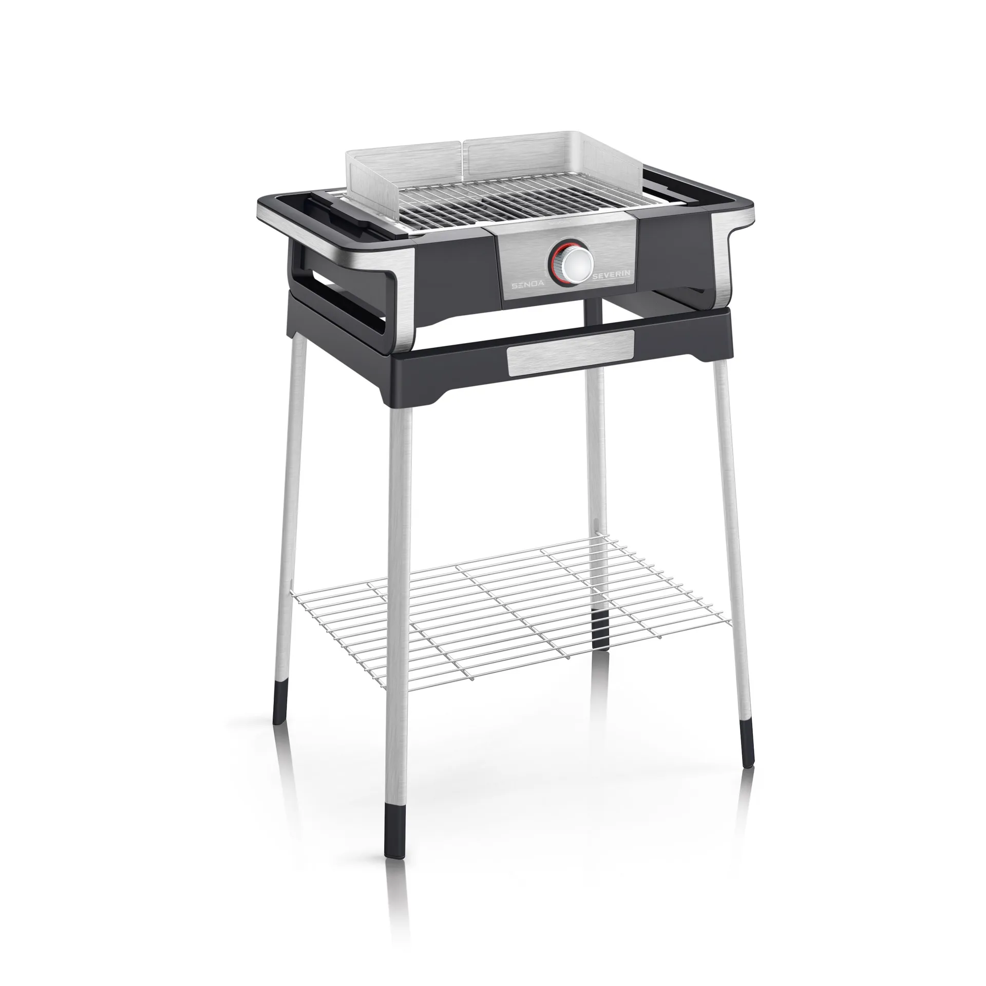 Severin PG 8117 Senoa Boost elektrisk grill med stativ, Svart Severin