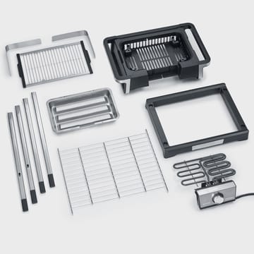 Severin PG 8117 Senoa Boost elektrisk grill med stativ - Svart - Severin