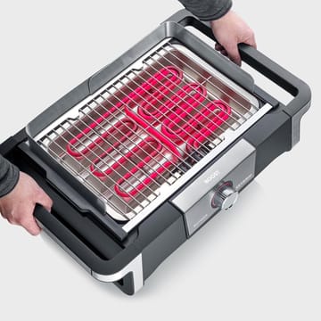 Severin PG 8117 Senoa Boost elektrisk grill med stativ - Svart - Severin