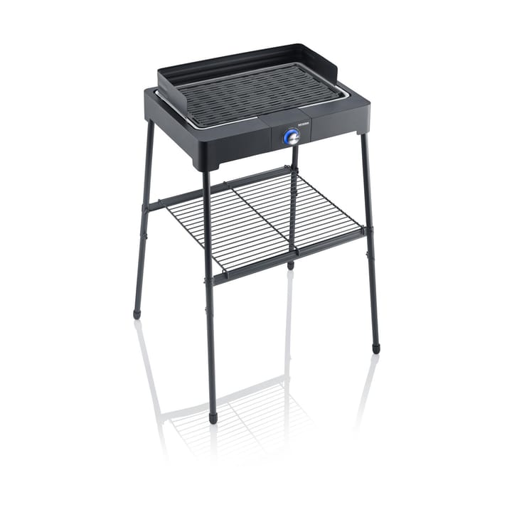 Severin PG 8568 elektrisk grill med stativ og grillplate, Svart Severin