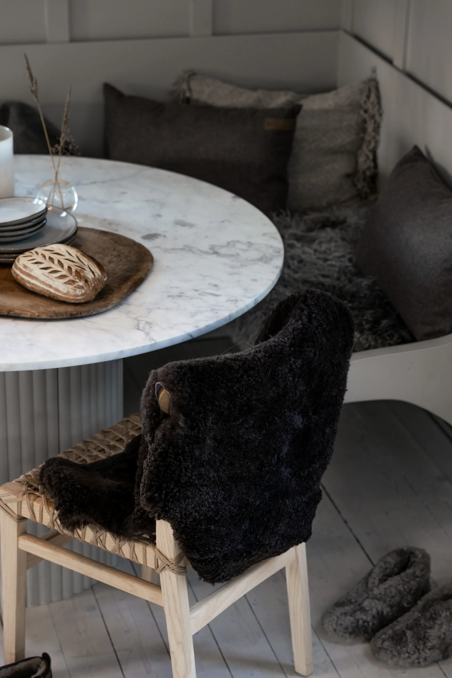 Shepherd fåreskinn Ella, mørkebrun Shepherd of Sweden