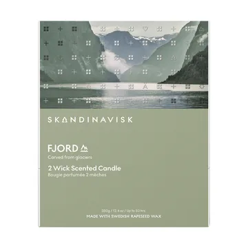 Fjord duftlys - 350 g, 2 veker - Skandinavisk