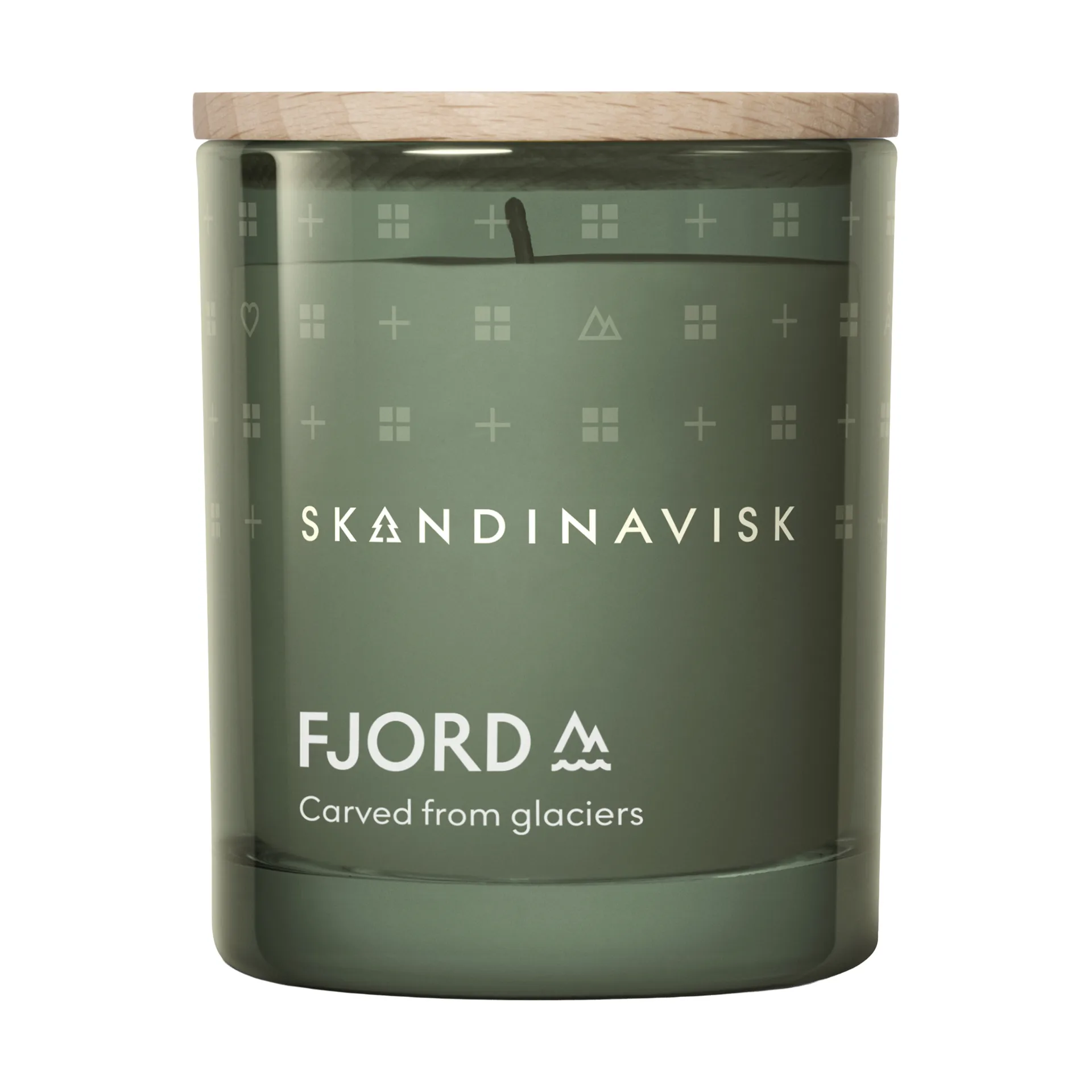 Fjord duftlys med lokk, 65 g Skandinavisk