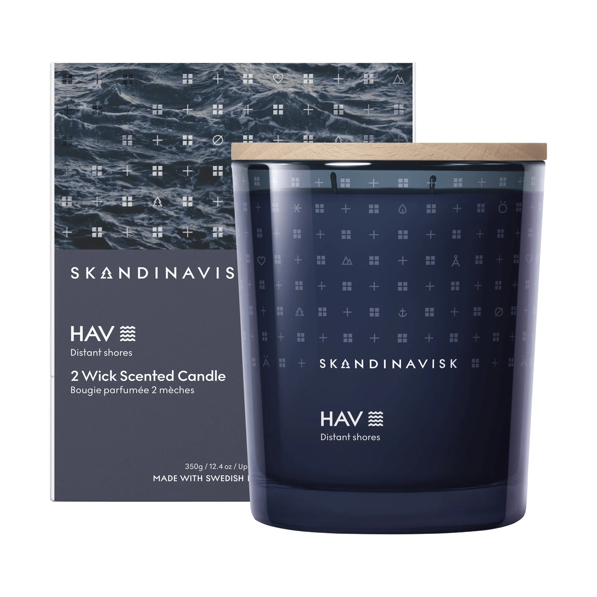 Hav duftlys, 350 g, 2 veker Skandinavisk