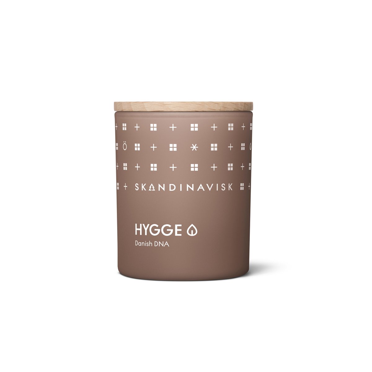 Skandinavisk Hygge duftlys med lokk 65 g