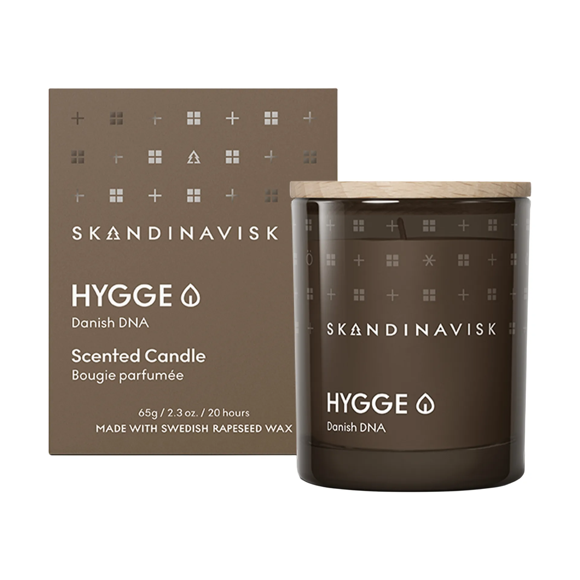 Hygge duftlys med lokk, 65 g Skandinavisk