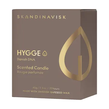 Hygge Gold Symbol duftlys - 65 g - Skandinavisk