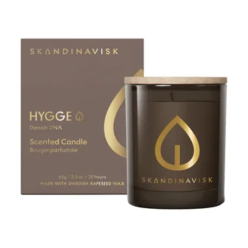 Hygge Gold Symbol duftlys - 65 g - Skandinavisk