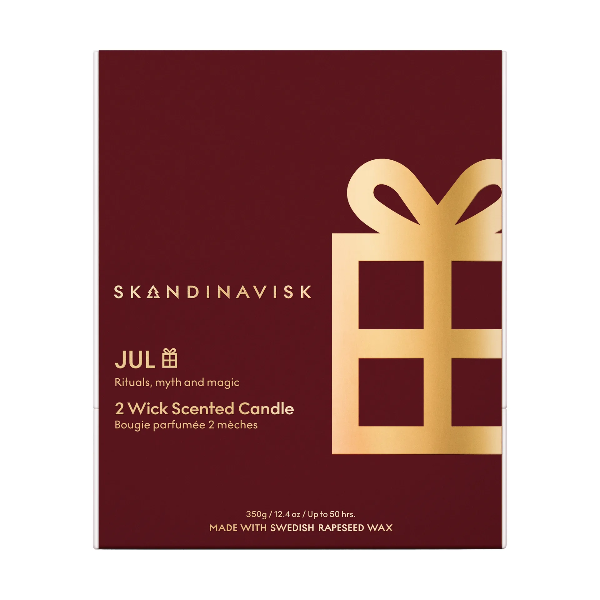 Jul Gold Symbol duftlys, 350 g, 2 veker Skandinavisk