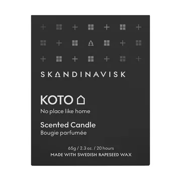 Koto duftlys med lokk - 65 g - Skandinavisk