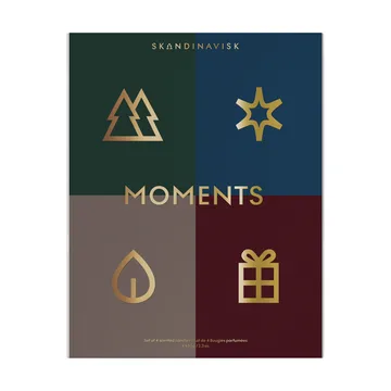 Moments duftlys gavesett 4 deler - 65 g - Skandinavisk